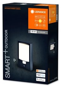 Ledvance - LED Vonkajšie svietidlo so senzorom a kamerou LED/22W/230V IP44 Wi-Fi