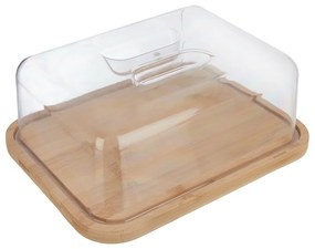 Orion Servírovacia doštička bambus s poklopom, 28 x 22 x 11 cm