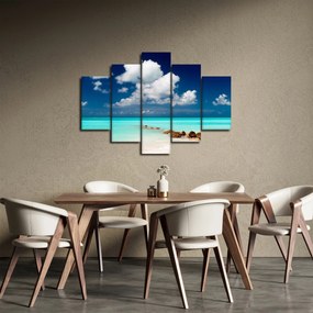 Obraz - Tropická pláž (150x105 cm)