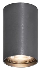 Moderné prisadené bodové svietidlo Gunmetal GU10 50mm - Tuba