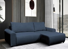 XXXLutz ROHOVÁ SEDAČKA, textil, tmavomodrá MID.YOU - Sedačky - 001574005905