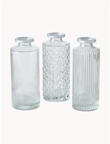 Súprava malých sklenených váz Adore, 3 diely