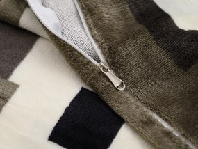 Obliečky mikroplyš LUXOR bielo-sivé Rozmer obliečky: 70 x 90 cm | 140 x 200 cm