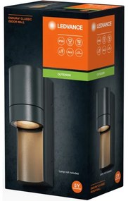 Ledvance - Vonkajšie nástenné svietidlo ISIDOR 1xGU10/35W/230V IP65