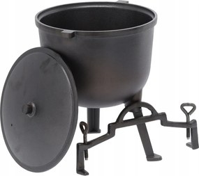 Liatinový lovecký hrniec 11 l 30,5 x 22 cm *3727