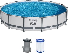 BESTWAY Steel Pro Max Bazénový set 427 x 84 cm, kartušová filtrácia 56595