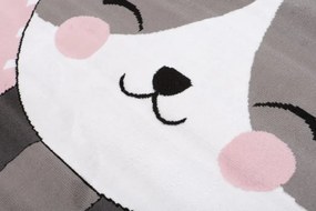 Detský koberec PINKY DE90A Cat ružový