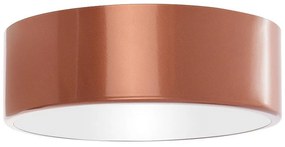 Stropné svietidlo CLEO 1xE27/24W/230V pr. 20 cm medená