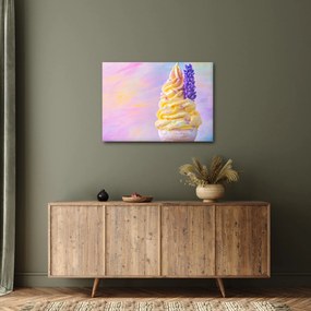 Obraz - Zmrzlina s levanduľou (70x50 cm)