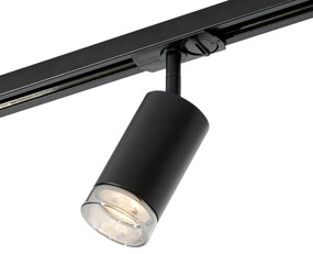 Moderné bodové svetlo s dymovým krúžkom pre 1-fázový koľajnicový systém GU10 50 mm - Iconic Jeana