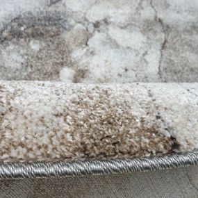 Spoltex, Kusový koberec Universe 841-86 grey/beige kruh, 200x200 (priemer) kruh, šedá, obývacia izba