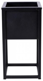 Květináč na stojanu CONCOVE 40 cm černý