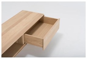 TV komoda z masívneho dubového dreva s 2 zásuvkami Gazzda Fawn