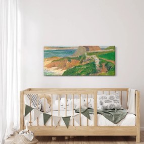 Obraz - Henri Moret, The Island of Raguenez, Brittany, reprodukcia (120x50 cm)