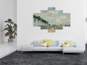 Obraz - Johan Barthold Jongkind, The Towpath, reprodukcia (150x105 cm)