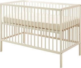 Detská baby postieľka Celia 60x120 cm, biela