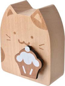 Drevená naťahovacia hracia skrinka mačička Kitty - 7*4*8 cm