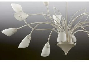 Jupiter 2062 - Luster na reťazi GLORIOSA 15xG9/14W/230V krémový