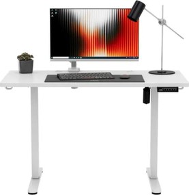 Elektrický výškovo nastaviteľný stôl Mark Adler Leader 6.9 biely