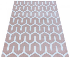 Ayyildiz, Kusový koberec Costa 3524 pink, 200x290, ružová, kancelária