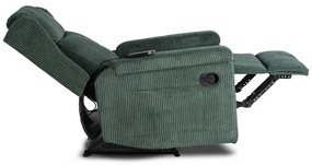 Masážne kreslo ANDREA, zelený menčester