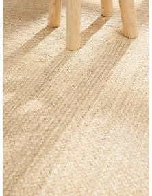 Obojstranný/ručne tkaný jutový koberec vo svetloprírodnej farbe 160x230 cm Sharmila Natural White – Hanse Home