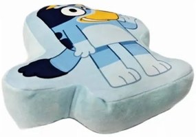 AYmax - Detský tvarovaný 3D vankúšik Bluey / 21 × 36 cm