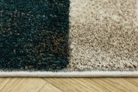 Koberec Kandy N372A béžový / fľaškovo zelený