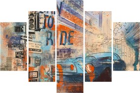 Obraz - Zrodený na jazdu (150x105 cm)