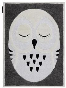 Koberec JOY Owl sivý / krém