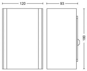 Philips 17464/47/P7 - LED RGB Vonkajšie svietidlo Hue RESONATE 2xLED/8W/230V IP44