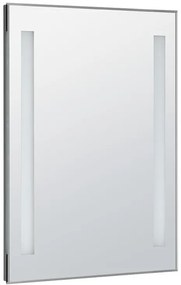 Aqualine Aqualine, LED podsvietené zrkadlo 60x80cm, gombíkový vypínač, ATH6