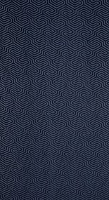 ZÁVES NA KRÚŽKOCH PIERRE CARDIN INGA 140X250 CM TMAVOMODRÁ