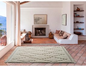 Krémový koberec Universal Kai Geo, 155 x 235 cm