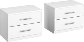 Set nočných stolíkov (2 ks) Isotta, biela