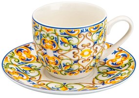 Súprava 6 šálok s tanierikom Brandani Medicea