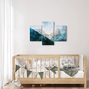 Obraz - Kresba hôr (90x60 cm)