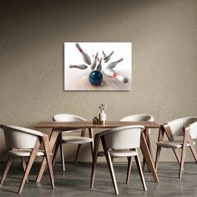 Sklenený obraz - Bowling (70x50 cm)