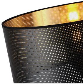 Závesné svietidlo Asti0, 1x čierne PVC tienidlo, (fi 35cm), g, b