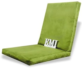 Poduška na stoličku zelená EMI, 50x50x5 cm