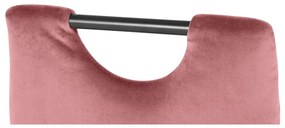 Tmavo ružové zamatové jedálenské stoličky v súprave 2 ks Mandy – Støraa