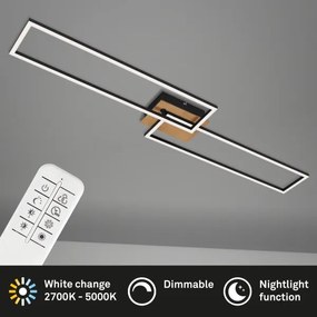 Brilo - LED Stmievateľný prisadený luster FRAME 2xLED/20W/230V 2700-5000 + DO