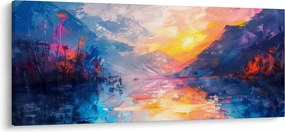 Obraz - Maľba krajiny (120x50 cm)