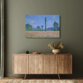 Obraz - Claude Monet, Poppy Field (Giverny), reprodukcia (90x60 cm)