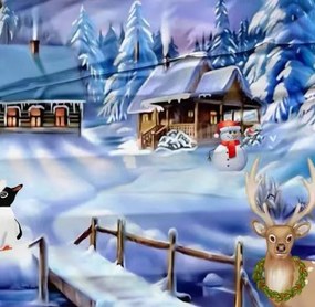 Obliečky SAVENA WINTER 3-dielna sada 140x200 cm