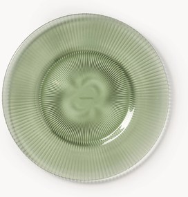 Drážkované raňajkové taniere Effie, 4 ks