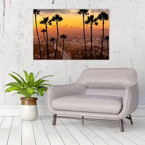 Obraz - Panorama Los Angeles (90x60 cm)
