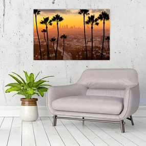 Obraz - Panorama Los Angeles (90x60 cm)