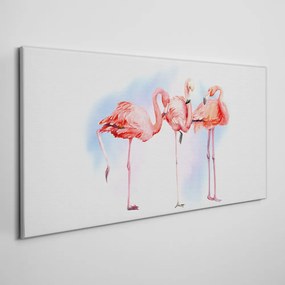Obraz canvas Zvieratá vtáky plameniaky