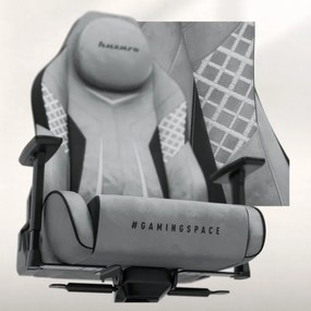 Zamatová herná stolička Force 8.3 Grey
